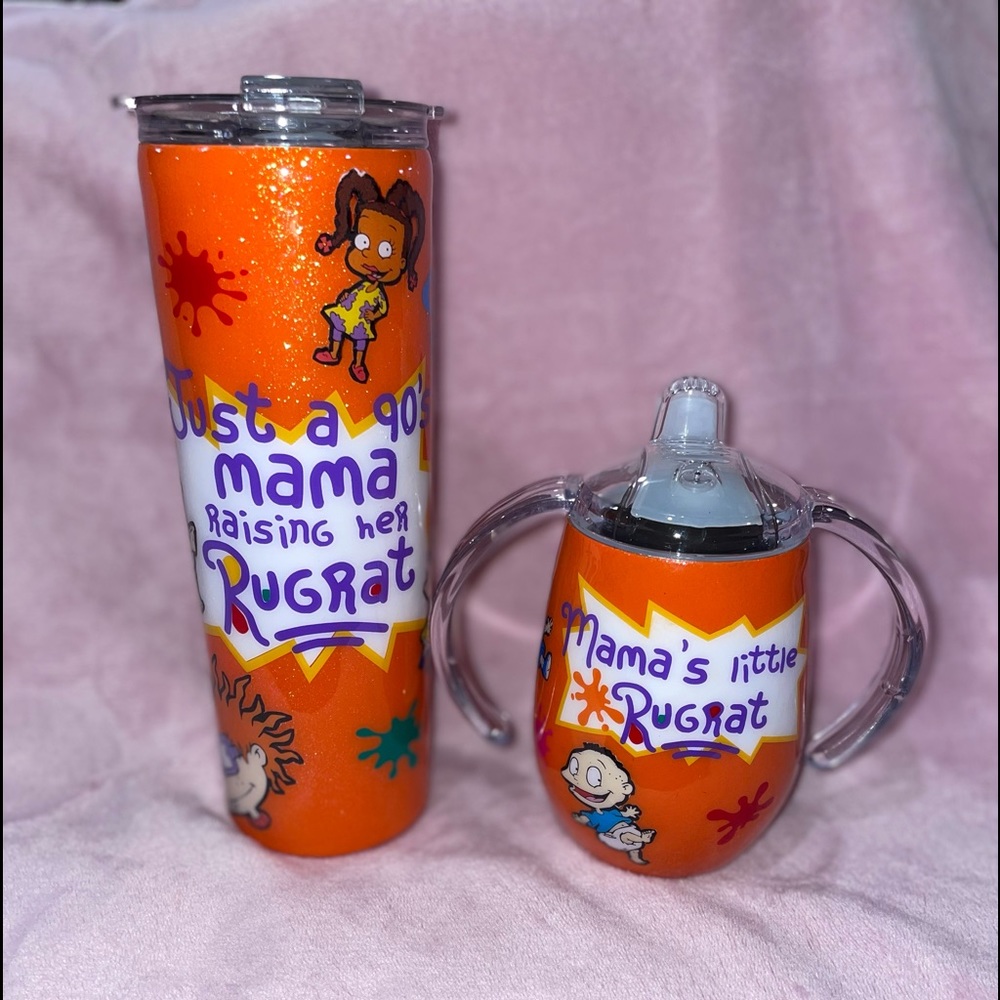 Rugrats mama and baby cups